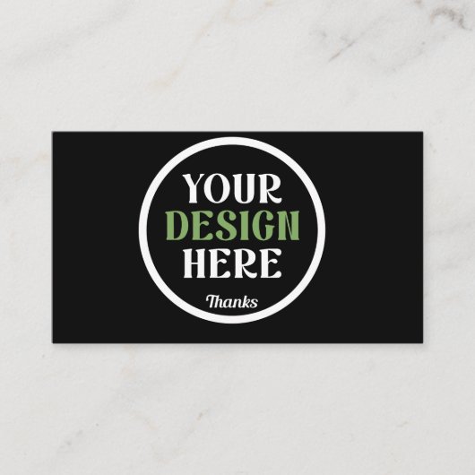 custom, unique, sleek & minimalist hershey®'s kiss 名刺 (正面)