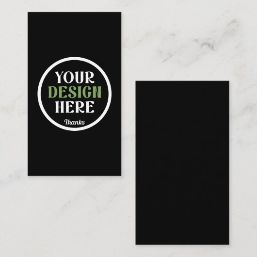 custom, unique, sleek & minimalist hershey®'s kiss 名刺 (正面/裏面)