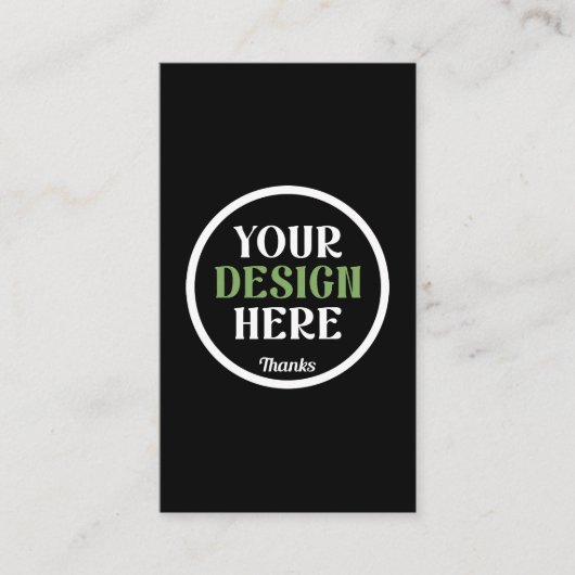 custom, unique, sleek & minimalist hershey®'s kiss 名刺 (正面)