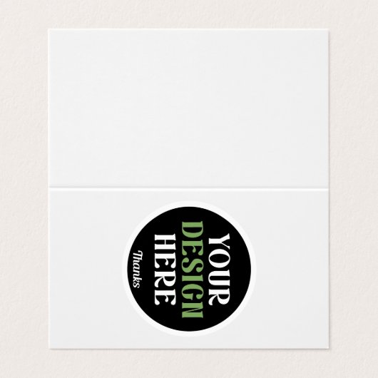 custom, unique, sleek & minimalist hershey®'s kiss 名刺 (外部フラット)