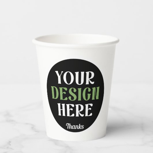 custom, unique, sleek & minimalist hershey®'s kiss 紙コップ (正面)