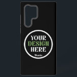 custom, unique, sleek & minimalist hershey®'s kiss samsung galaxy s22 ultraケース<br><div class="desc">This design is accessible to all. Feel free to customize the logo,  images,  text,  and colors according to your preferences. Thank you very much.</div>