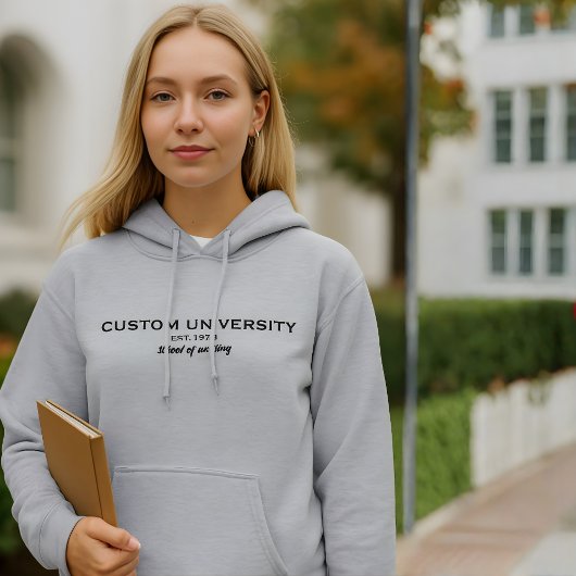 Custom University Name Year Major Design パーカ