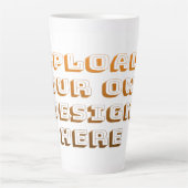 Custom Upload Design Product カフェラテマグ (正面)