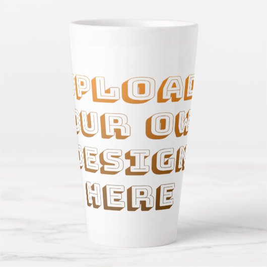 Custom Upload Design Product カフェラテマグ (正面)
