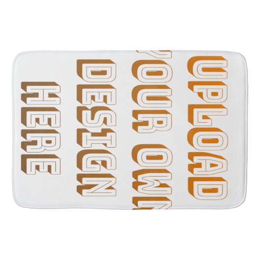 Custom Upload Design Product バスマット (正面)