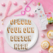 Custom Upload Design Product ペーパープレート (パーティー)