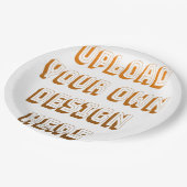 Custom Upload Design Product ペーパープレート (アングル)