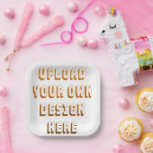 Custom Upload Design Product ペーパープレート (パーティー)