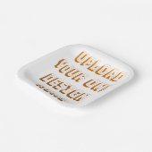 Custom Upload Design Product ペーパープレート (傾斜あり)