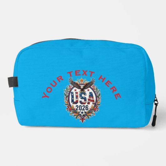Custom USA National Soccer Team Bald Eagle Logo ドップキット (正面)