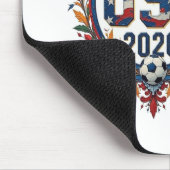 Custom USA National Soccer Team Bald Eagle Logo マウスパッド (コーナー)