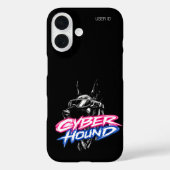 Custom User ID Cyber Hound Doberman iPhone 16 Case Case-Mate iPhoneケース (裏面)