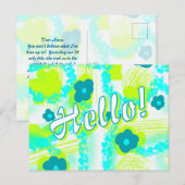 Custom Vacation Photo Template Postcard ポストカード (正面/裏面)