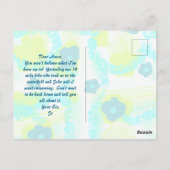 Custom Vacation Photo Template Postcard ポストカード (裏面)