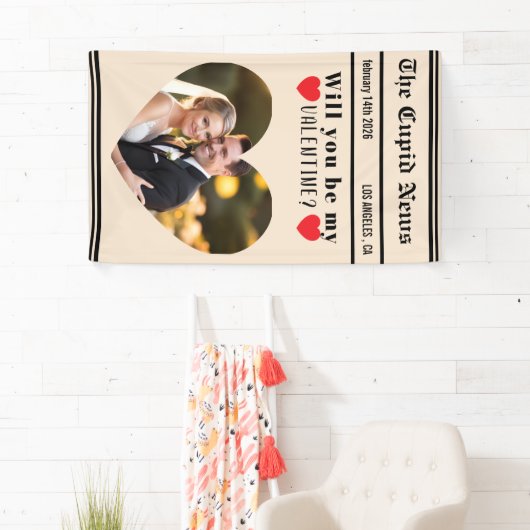 Custom Valentines Day Gift Idea, Printable Will  横断幕 (インサイチュ)
