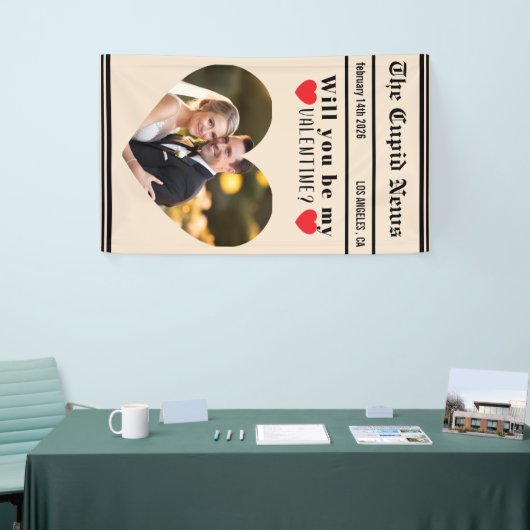 Custom Valentines Day Gift Idea, Printable Will  横断幕 (トレードショー)