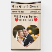 Custom Valentines Day Gift Idea, Printable Will  横断幕 (縦)