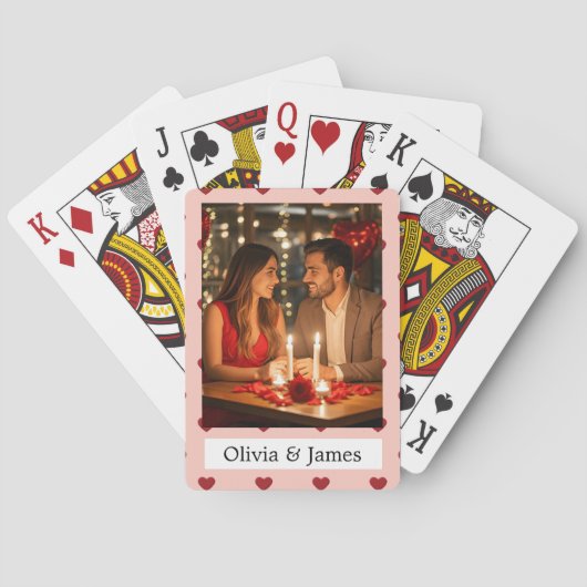 Custom Valentines Day Poker Cards トランプ (裏面)