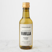 Custom Vanilla Extract Label - VE002_04 ワインラベル (正面)