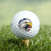 Custom Veterans Gift - Callaway Bald Eagle  ゴルフボール (インサイチュ 木)