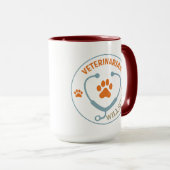 Custom Veterinarian Mug | Vet Doctor’s Day マグカップ (正面右)