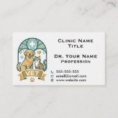 Custom Veterinary & Appointment Reminder  名刺 (正面)