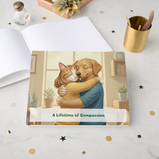 Custom Veterinary Retirement & Event Guest Book ゲストブック