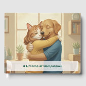 Custom Veterinary Retirement & Event Guest Book ゲストブック (正面)