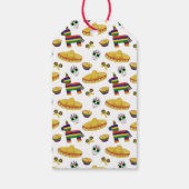 Custom Vibrant Dia de los Muertos & Fiesta  ギフトタグ (裏面)