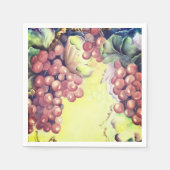 Custom Vineyard Wine Bottle Labels スタンダードカクテルナプキン (正面)