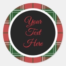 Custom Vintage Christmas Farmhouse Buffalo Check