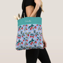 Custom Vintage Cottagecore Strawberry Pattern
