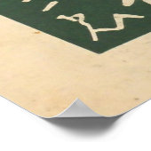 CUSTOM Vintage Japanese Book Cover Art  ポスター (角)