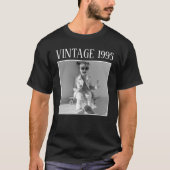 Custom Vintage Photo And Year Nostalgic Birthday Tシャツ (正面)
