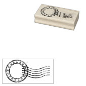 Custom Vintage Postmark ラバースタンプ (押印)