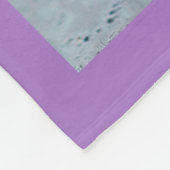 Custom Violet Aunt Photo Throw Gift from Kids フリースブランケット (角)