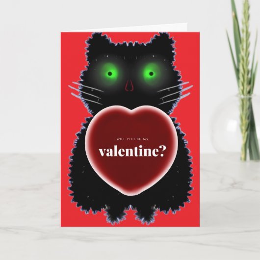 Custom Void Cat Valentine's Heart Gift シーズンカード (正面)