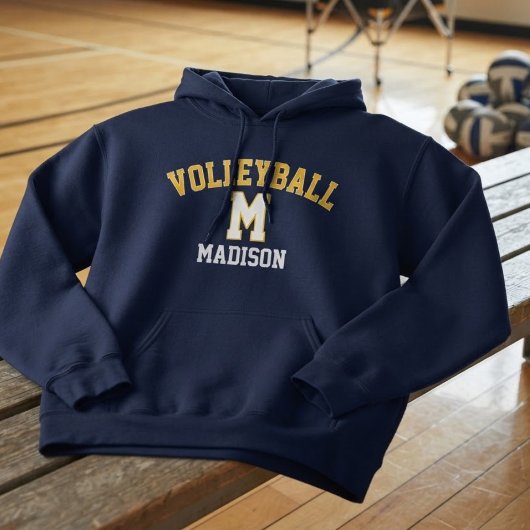 Custom Volleyball Personalized Team Name パーカ
