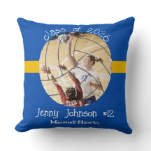 Custom Volleyball Photo Senior Memory 