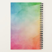 Custom Volleyball Rainbow Senior Class of ノートブック (裏面)