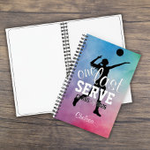 Custom Volleyball Rainbow Senior Class of ノートブック