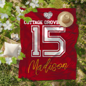 Custom Volleyball Senior Athlete Gift フリースブランケット