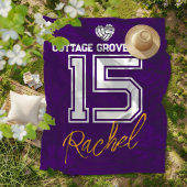 Custom Volleyball Senior Keepsake Gift フリースブランケット