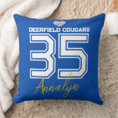 Custom Volleyball Senior Night Graduation クッション (ブランケット)