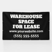 Custom Warehouse Space Lease Banner 横断幕 (横)