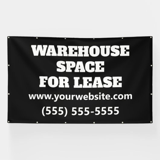 Custom Warehouse Space Lease Banner 横断幕 (横)