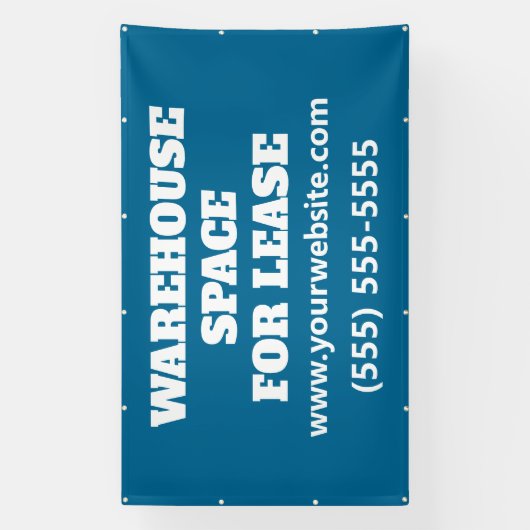 Custom Warehouse Space Lease Banner 横断幕 (縦)