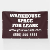 Custom Warehouse Space Lease Banner 横断幕 (横)