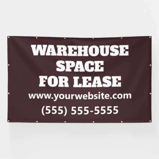 Custom Warehouse Space Lease Banner 横断幕 (横)